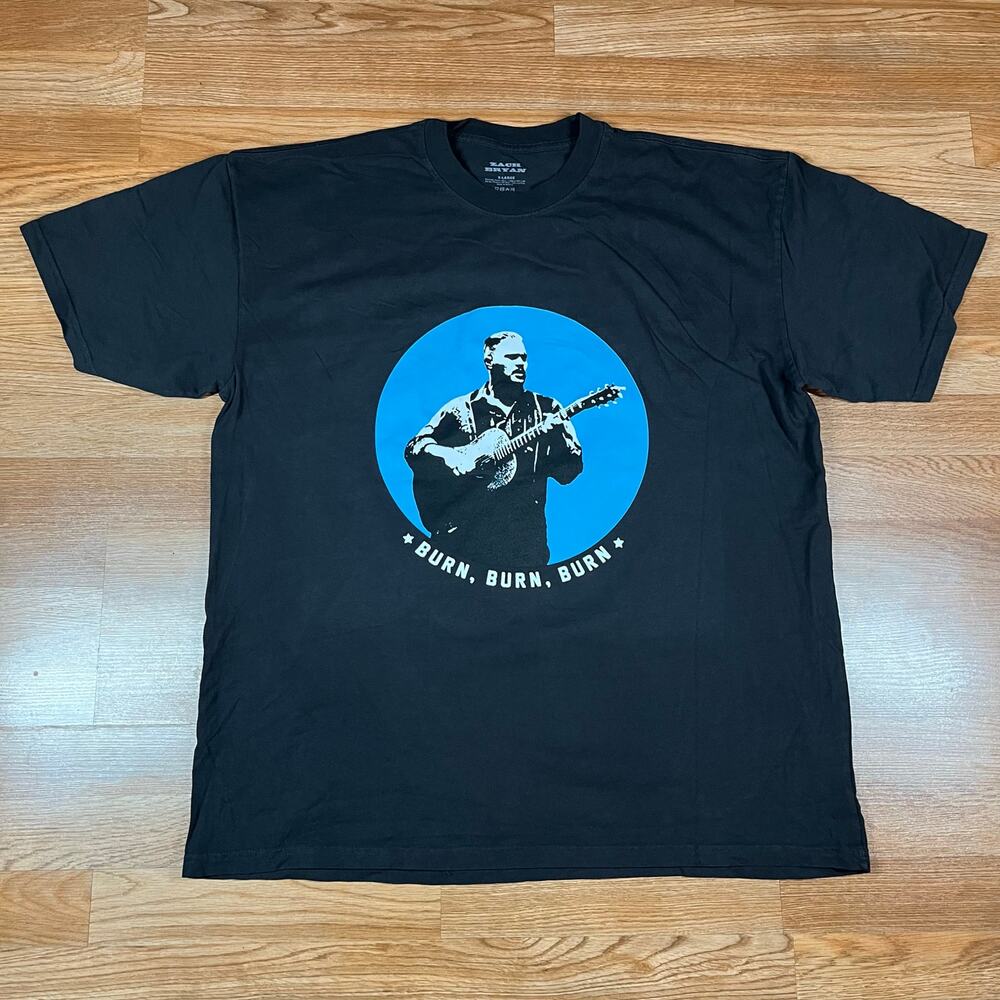 Zach Bryan Shirt Small Burn Burn Burn Tour Official Merch Country Men’s XL New